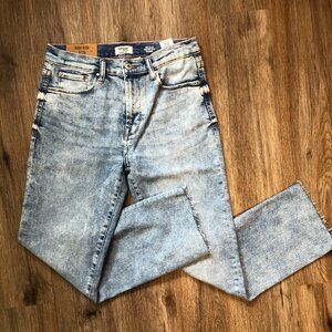 NWT KENSIE VINTAGE LUXE THE ALLIE HIGH RISE Straight Cotton Women JEANS Sz 8/29